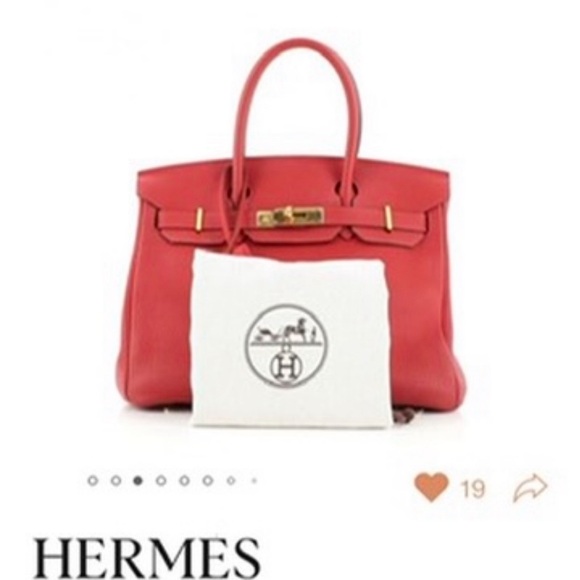 Birkin 30 Togo, 2017, Rouge Vif, Gold Hardware - Picture 12 of 17